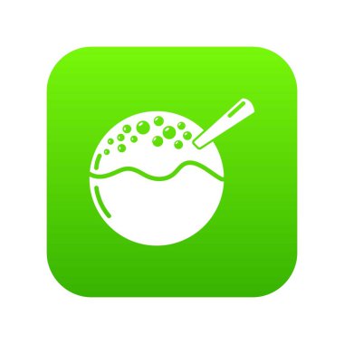 Hanami dango simgesi, basit siyah stil