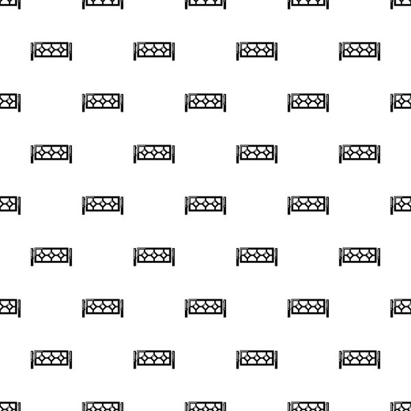 栅栏图标, 简单的黑色样式 — 图库矢量图片
