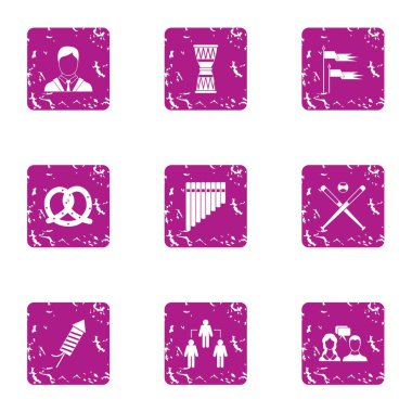 Office Komutan simgeler kümesi, grunge tarzı