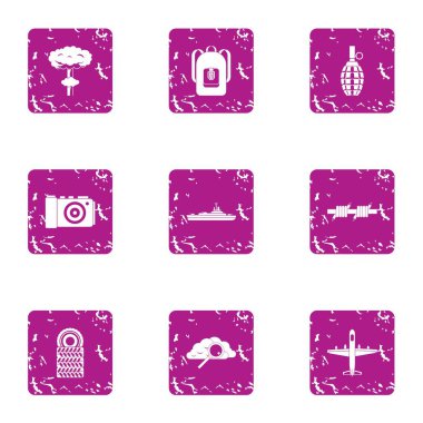 Askerî bilim simgeler kümesi, grunge tarzı