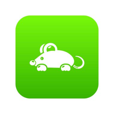 Fare simgesi, basit siyah stil