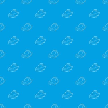 Taksi desen vektör kesintisiz mavi