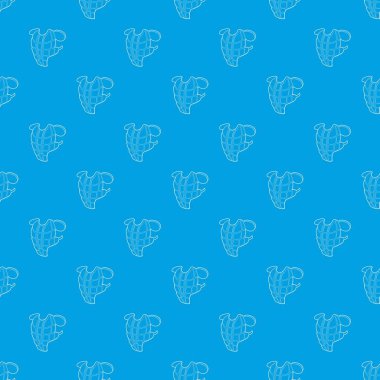 Beyzbol korumak desen vektör kesintisiz mavi