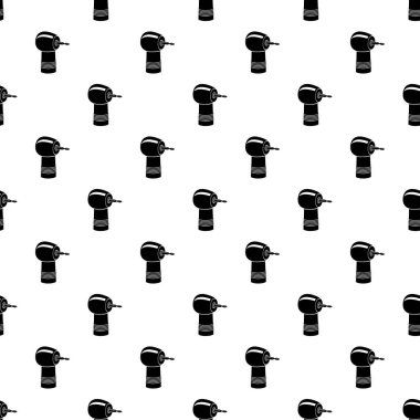 Diş matkap simgesi, basit siyah stil