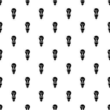 Ampul simgesi, basit siyah stil