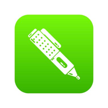 Marker Kalem okul simgesi, basit siyah stil