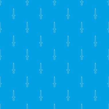 Mum desen vektör kesintisiz mavi