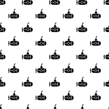 Bathyscaphe vida simgesi, basit tarzı ile.