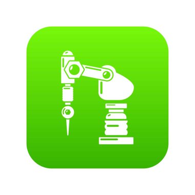 Delme makinesi simgesini, basit tarzı.