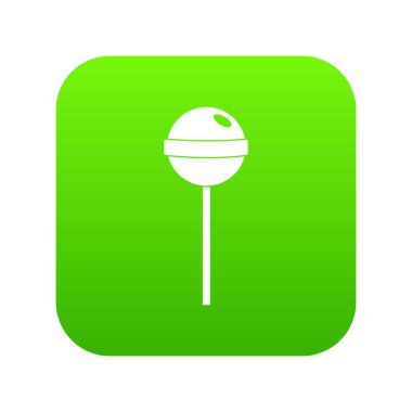 Lezzetli şeker simge dijital yeşil