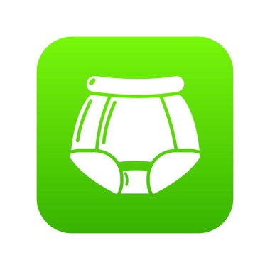 İç çamaşırı retro simgesi, basit siyah stil