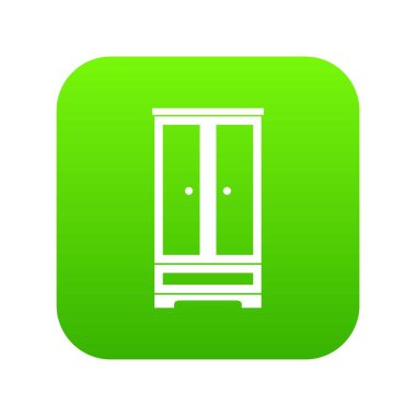 Dolap simgesi dijital yeşil