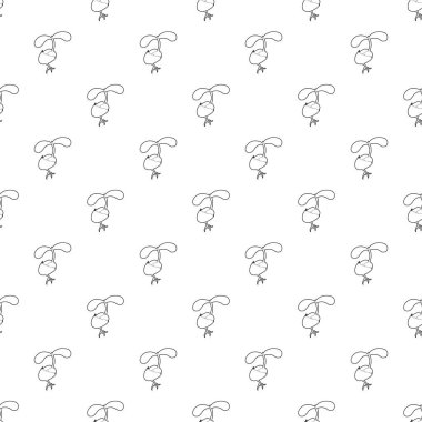 Tohum tasarlamak vektör sorunsuz büyüyen filiz