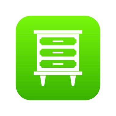 Komodinin simgesi dijital yeşil