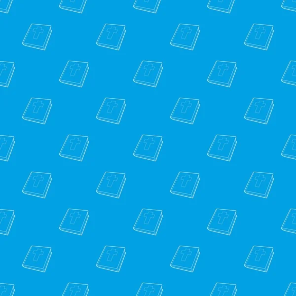 İncil desen vektör kesintisiz mavi