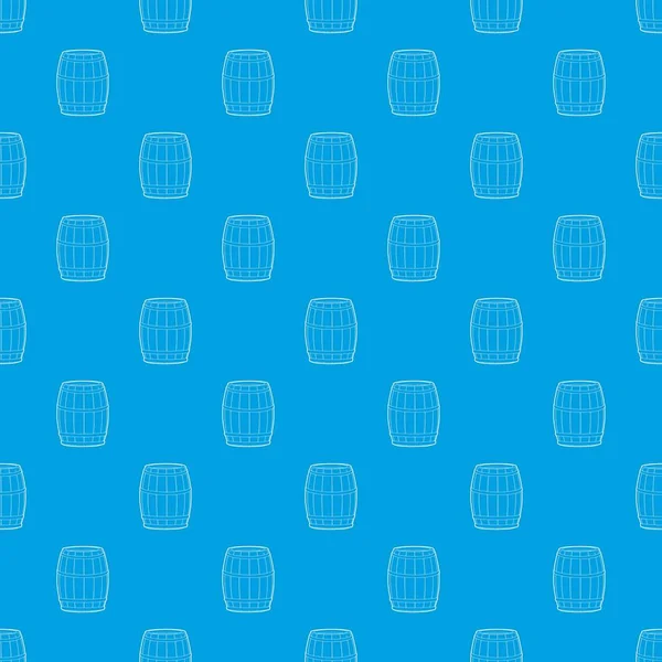 Şarap varil desen vektör kesintisiz mavi