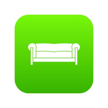 Kanepe simgesi dijital yeşil