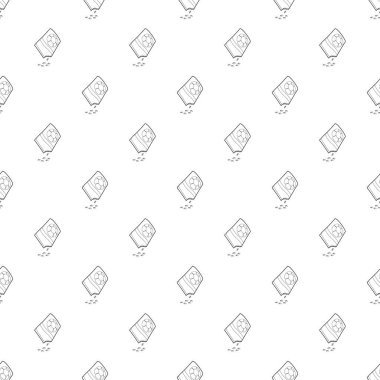 Tasarlamak vektör sorunsuz çanta çiçek tohumları