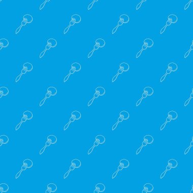 Çatal yemek desen vektör kesintisiz mavi