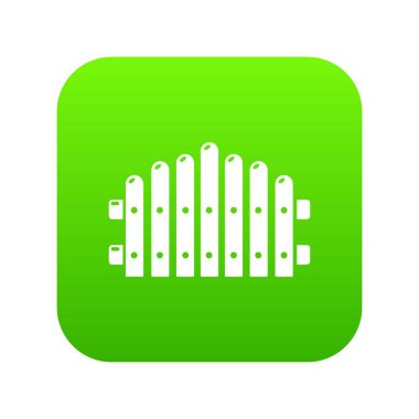 Palisade simgesi, basit siyah stil