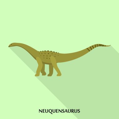 Neuquensaurus simgesi, düz stil