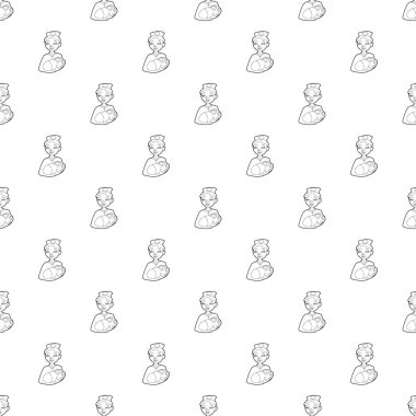 Bir yeni doğan tasarlamak vektör kesintisiz hemşire