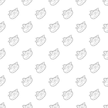 Yeni doğan bebek tasarlamak vektör sorunsuz