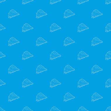 Kaz kanat desen vektör kesintisiz mavi