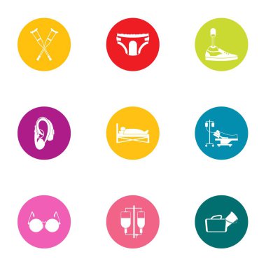 Özürlü simgeleri, düz biçim