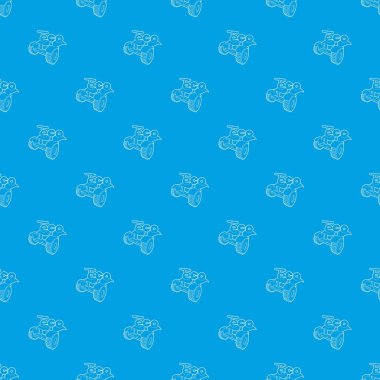 Segway desen vektör kesintisiz mavi