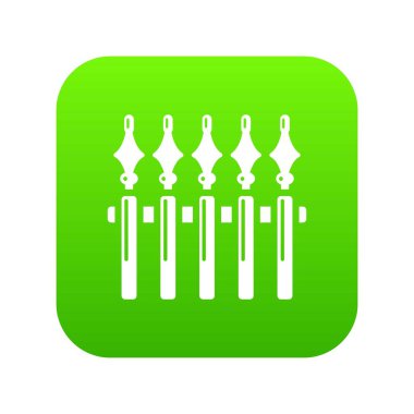 Otokorkuluk simgesi, basit siyah stil