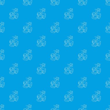 Eğimli segway desen vektör kesintisiz mavi