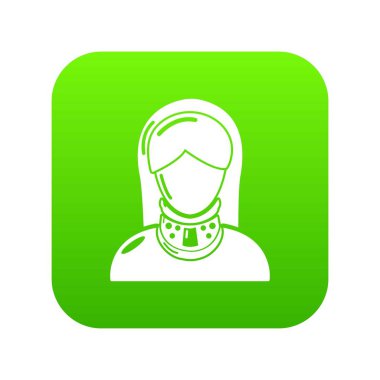 Servikal hizmetli simgesi, basit tarzı.