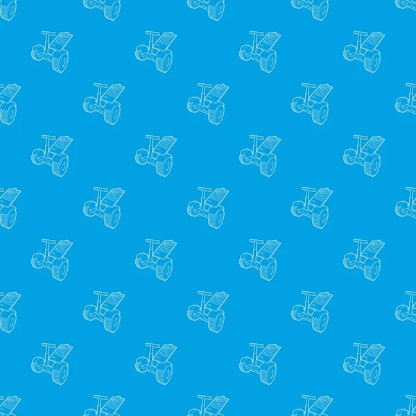 Kira segway desen vektör kesintisiz mavi