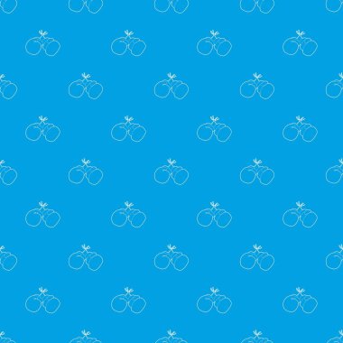 Boks eldivenleri desen vektör kesintisiz mavi