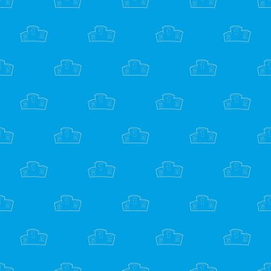 Podyum desen vektör kesintisiz mavi