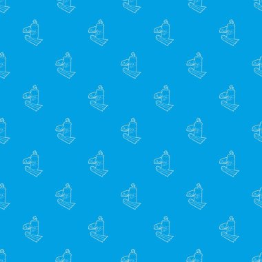 Dalış desen vektör kesintisiz mavi