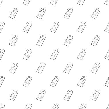 Etiket otel tasarlamak vektör sorunsuz rahatsız etmeyin