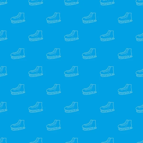 Buz pateni desen vektör kesintisiz mavi