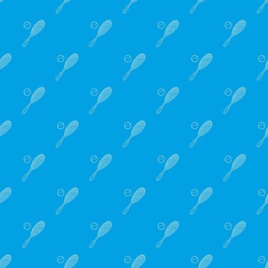 Tenis spor desen vektör kesintisiz mavi