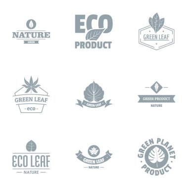 Eko yolculuk logo koymak, basit tarzı