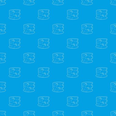 Coliseum desen vektör kesintisiz mavi