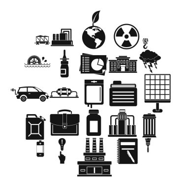 Giderler Icons set, basit tarzı