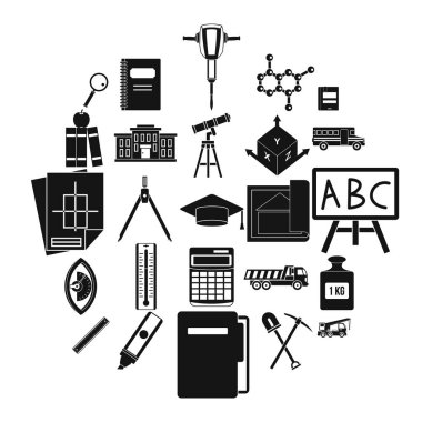 Payda Icons set, basit tarzı