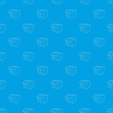 Mağaza desen vektör kesintisiz mavi tekrar herhangi bir kullanım için