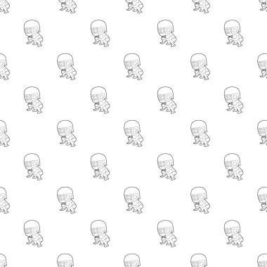 Oyuncu tasarlamak vektör kesintisiz koruma