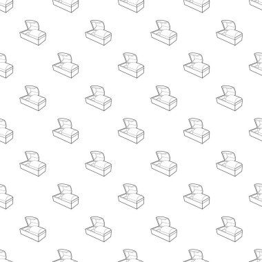 Tabut tasarlamak vektör sorunsuz açıldı