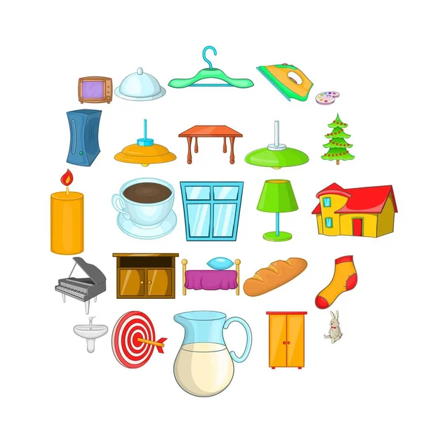 Zevkli Icons set, karikatür tarzı