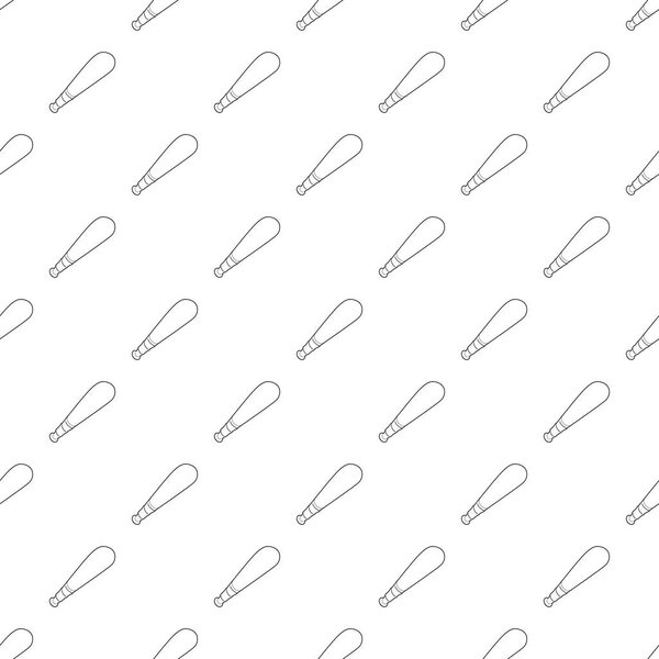 Baseball bat pattern vector seamless