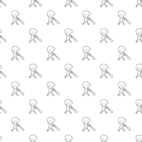 Beyzbol Oyuncu tasarlamak vektör sorunsuz